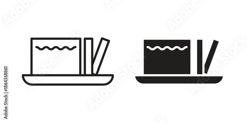 Butter icons in trendy flat style. Icon design, logo, app, UI. Vector illustration