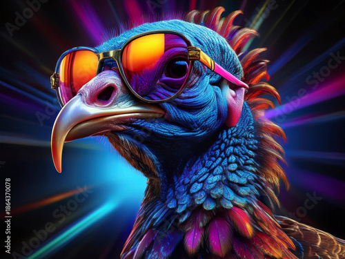 Illustration - Stylised and colorful Turkey