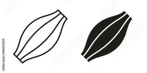 Muscle icons in trendy flat style. Icon design, logo, app, UI. Vector illustration