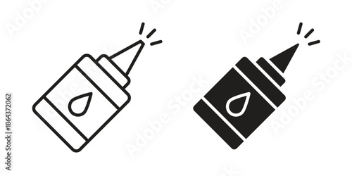 Nasal spray icons in trendy flat style. Icon design, logo, app, UI. Vector illustration