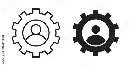 Skills icons in trendy flat style. Icon design, logo, app, UI. Vector illustration