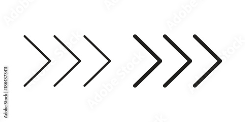 Swipe icons in trendy flat style. Icon design, logo, app, UI. Vector illustration