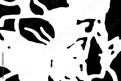 Abstract black and white pattern. For use in graphics. Minimalist illustration for printing on wall decorations