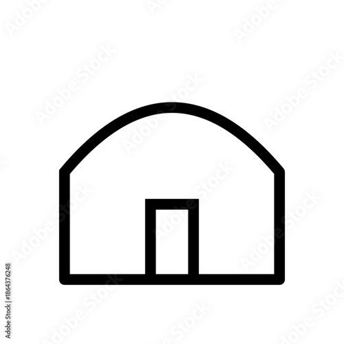 Rounded Roof House