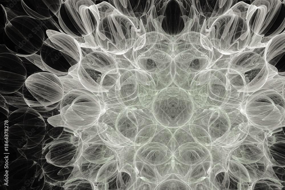 Obraz premium abstract fractal design. digital art