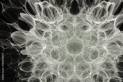 abstract fractal design. digital art