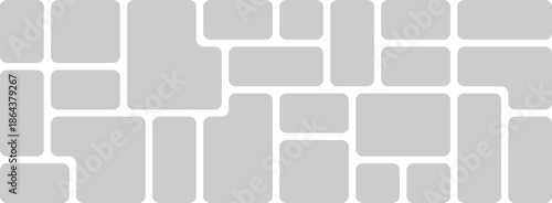 Adaptive rounded bento grid layout for portfolio and brand presentation