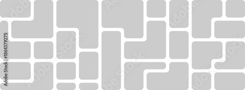 Fluid rounded bento grid collage design for creative branding layouts