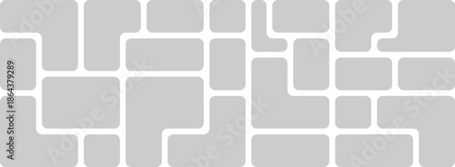 Organic rounded bento grid photo collage layout for branding and social media