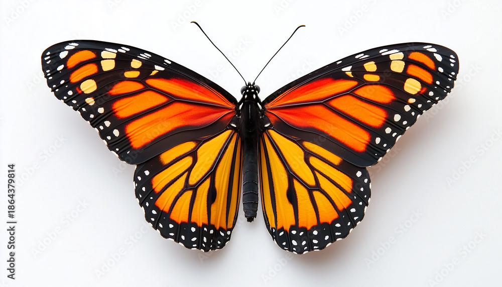 Fototapeta premium butterfly isolated on white background