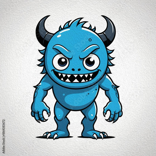 Cartoon. Pattern for T-shirts, covers, wallpapers, fabrics . Oil painting