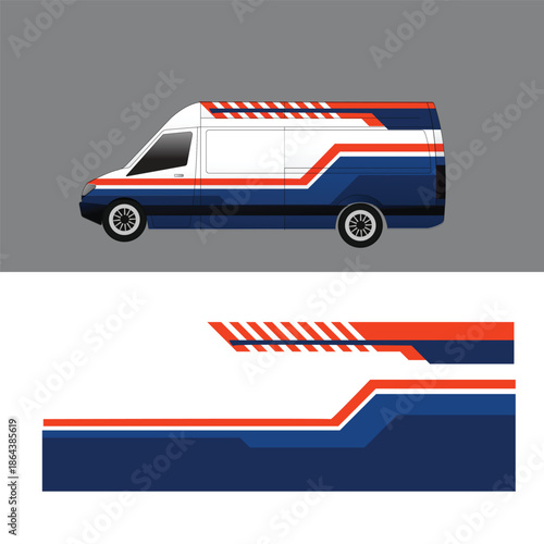 vector design decal livery wrap car van body
