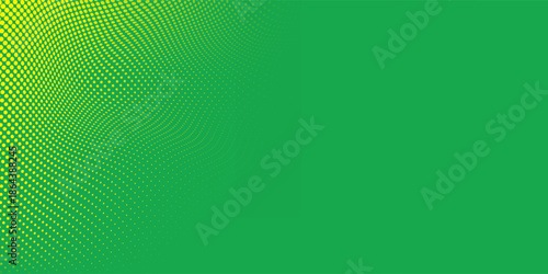 Dots halftone yellow green color pattern gradient texture background.
