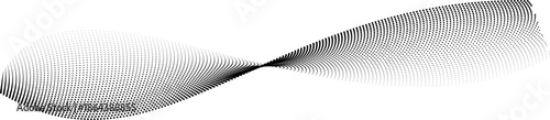 wavy abstract dot shape halftone for science and technology