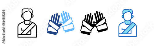 Injury multiple icon