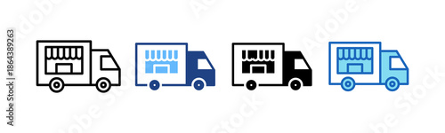 Food Truck multiple icon