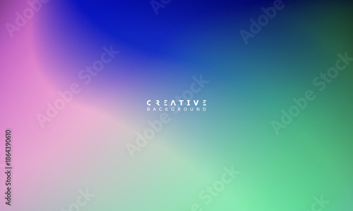 Abstract Dynamic Gradient Background. Soft Colorful Fluid Color Gradient. Design Template For ads, Banner, Poster, Cover, Web, Brochure, Wallpaper, and flyer. Vector