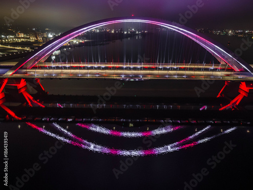Foto I 74 Bridge between Moline IL., & Bettendorf IA.