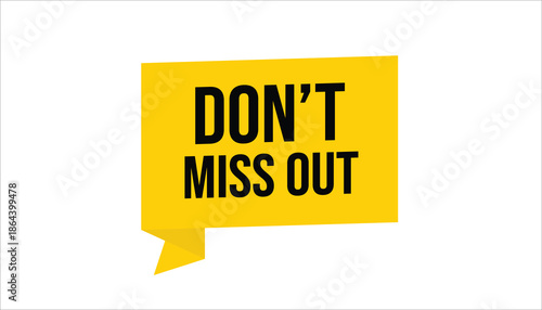 don’t miss out limited time urgent promotional banner