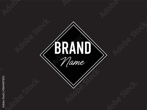 Brand Name Logo Design Template.