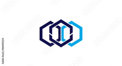 Abstract Geometric Logo Design Concept for Modern Businesses And Innovative Technologies