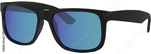 sunglasses high detail blue gradient