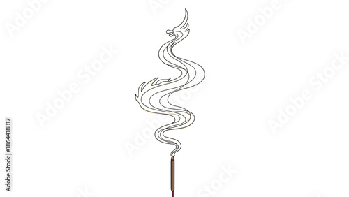 smoke from incense stick