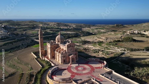 Cool view of Santwarju Bażilika tal-Madonna ta' Pinu, Gozo
