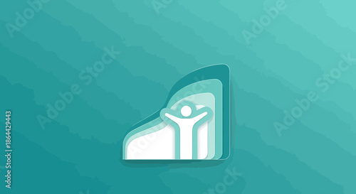 Abstract Graphic Representing Human Well-being, Harmony, And Vibrant, Positive Energy