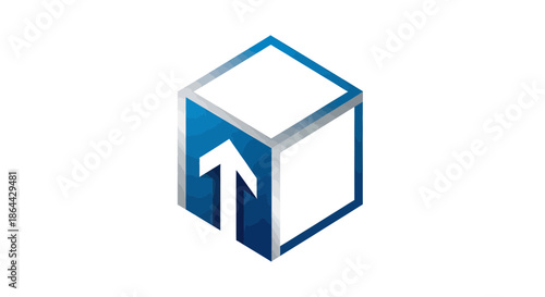 Abstract Graphic Representing Positive Growth, Advancement, and Upward Momentum Visual