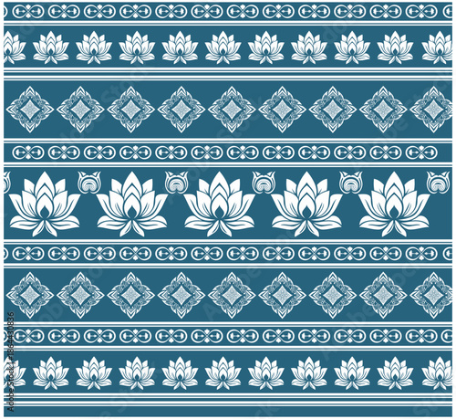 set of seamless patterns with flowers