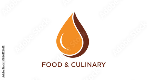 Abstract Logo Depicting A Culinary Concept Representing Food And Flavors, Food And Beverage