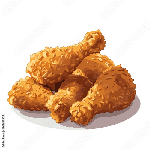 Fried Chicken Design Very Cool