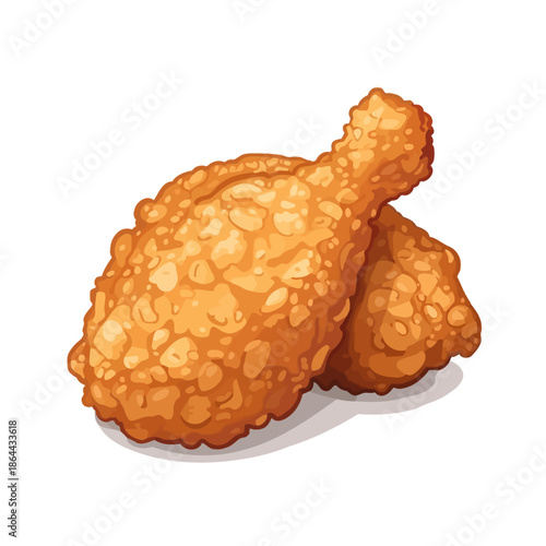 Fried Chicken Design Very Cool