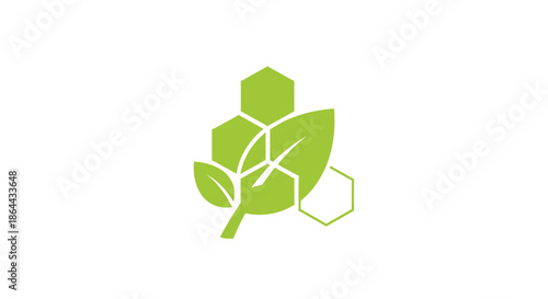 Abstract Nature Symbiosis Concept Representing Growth, Synergy, And Harmony Very Elegant