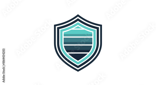 Abstract Shield Graphic Depicting Security and Protection in Modern Digital Environments