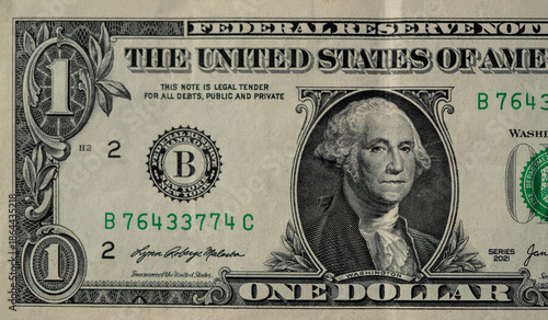 Slika na platnu United states one dollar bill