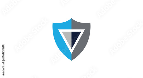 Free Download Abstract Shield With Geometric Designs Symbolizing Security, Protection and Innovative Solutions - GFXLoad