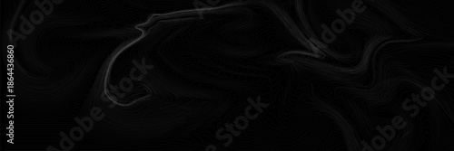 Gold Wood Line Pattern. Abstract Luxury Golden Tree Texture. Vector Black Background with Wave Wooden Abstract Pattern.