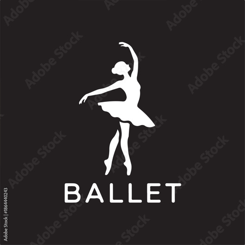 Elegant Ballet Dancer Pose
