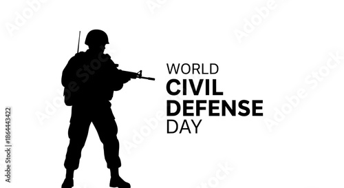 World Civil Defence Day concept illustration