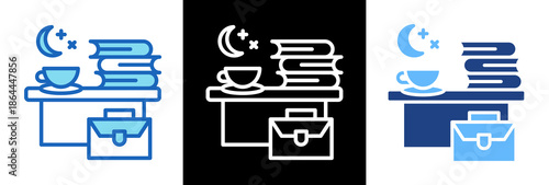 Overtime Work triplestyle icon