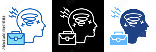 Work Anxiety triplestyle icon