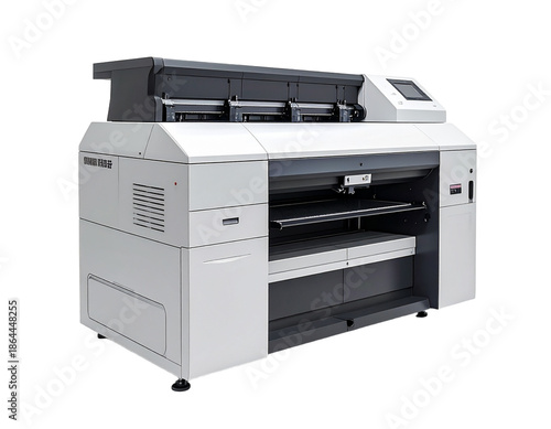 Office printer isolated on transparent background for design element