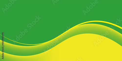 Abstract Modern Background with Vibrant Green Yellow Color Gradient for Website Landing Page