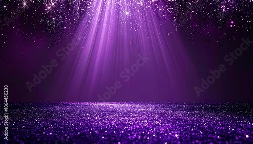 余白が美しいダークパープル上品キラキラ背景