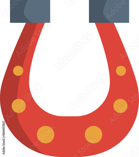 Lucky horseshoe illustration