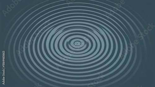 Concentric circles ripple outwards on a calm water surface viewed from directly above