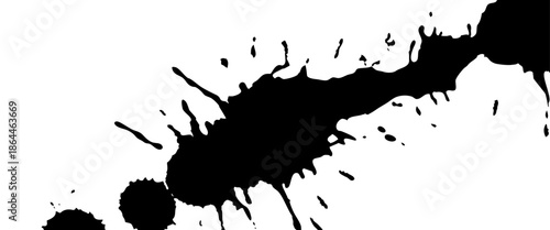 brush strokes texture rough black and white scratches for wallpaper. suit for dirt banner, cover, poster, flyer, background, ads, paint splatter, watercolor design. Vector illustration