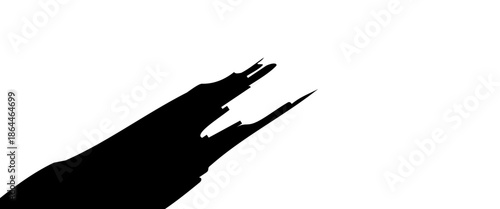 brush strokes texture rough black and white scratches for wallpaper. suit for dirt banner, cover, poster, flyer, background, ads, paint splatter, watercolor design. Vector illustration